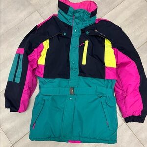 Vintage Vibrant Chamonix Women's Ski Jacket
